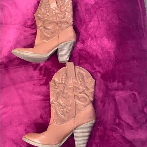 Cowgirl boots heels